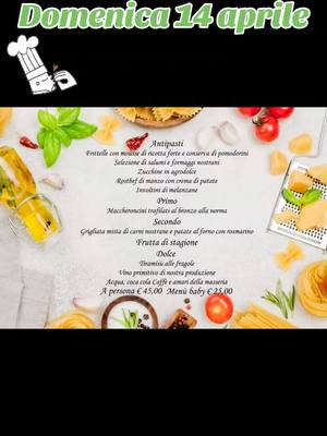 🌿🍽️ Domenica 14 aprile, venite a gustare l'autenticità della nostra cucina alla Masseria Alberotanza a Conversano! Il nostro menu fisso del pranzo vi offre un'esperienza culinaria imperdibile a soli € 45,00 a persona, bevande incluse, mentre i più piccoli possono deliziarsi con il menu baby a soli € 25,00. Siamo aperti anche per le vostre occasioni speciali: cerimonie, anniversari, compleanni e tanto altro. Prenotate il vostro tavolo e regalatevi un momento indimenticabile! 🍷✨ #MasseriaAlberotanza #PranzoDomenicale #Conversano #Puglia #GastronomiaTradizionale