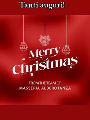 Cari amici dell'Agriturismo Masseria Alberotanza, In questa vigilia di Natale, vi auguriamo un'atmosfera di gioia e serenità. Grazie per essere parte della nostra famiglia. Che il vostro Natale sia colmo di affetto e momenti speciali con i vostri cari. Con affetto, Il team dell'Agriturismo Masseria Alberotanza. #BuonNatale #NataleAllAgriturismo #AuguriDiNatale #SerenitàENatale #FesteInFamiglia #AlberotanzaMagicNights #NataleConAmici #AtmosferaNatalizia #MomentiSpeciali #AgriturismoAlberotanza