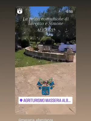 CHE SPLENDIDA DOMENICA OGGI IN MASSERIA! Perfetta per festeggiare la prima Comunione di Simone e Lorenzo a cui vanno i nostri più sinceri auguri!