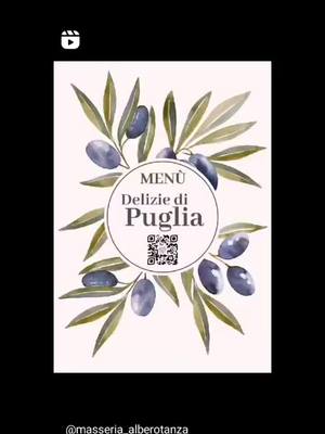 🍽️ Assaporate le autentiche "Delizie di Puglia" al Ristorante del B&B Masseria Alberotanza a Conversano! 🌿.Siamo entusiasti di presentarvi un'esperienza gastronomica unica, un viaggio culinario attraverso i sapori più autentici della Puglia. Il nostro menu degustazione esclusivo offre un assortimento di piatti tradizionali pugliesi, preparati con passione e ingredienti freschissimi, proprio come lo farebbe la nonna! #conversano #ristorante #cucinapugliese #agriturismo #masseria